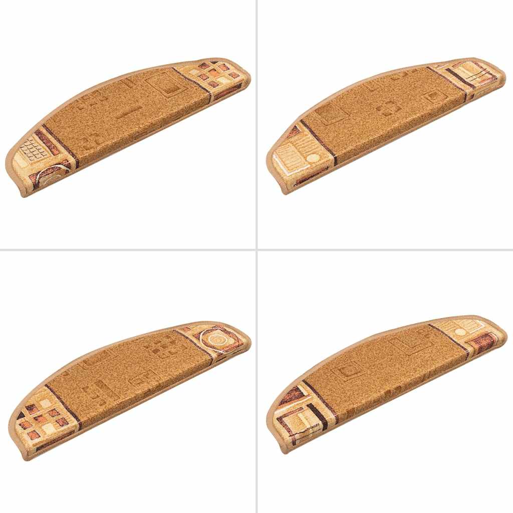 Stufenmatten Selbstklebend 5 Stk. 65x21x4 cm Beige