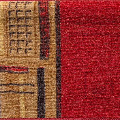 Stufenmatten Selbstklebend 10 Stk. 65x21x4 cm Rot