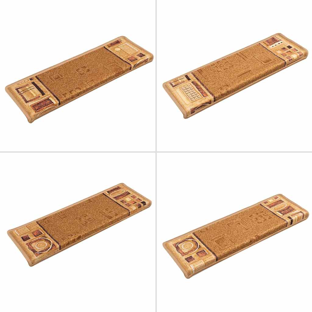Stufenmatten Selbstklebend 10 Stk. 65x21x4 cm Beige