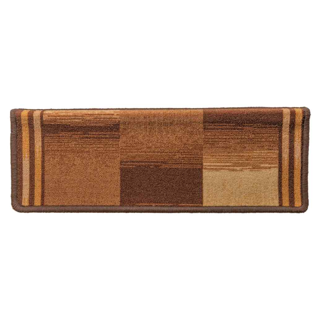 Stufenmatten Selbstklebend 10 Stk. 65x21x4 cm Braun