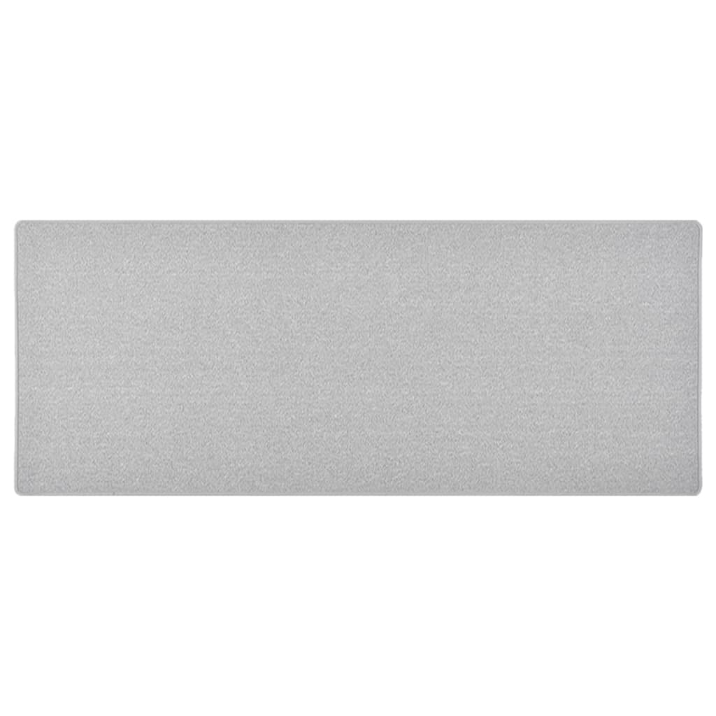 Teppichläufer Hellgrau 80x200 cm