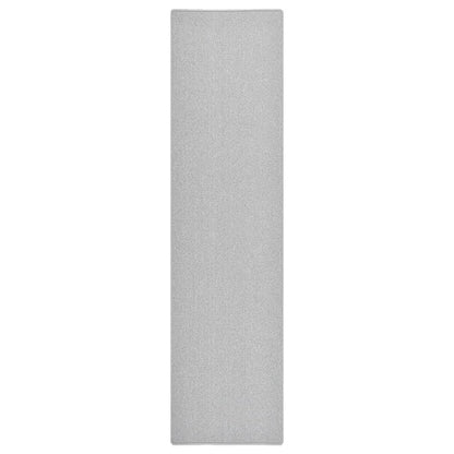 Teppichläufer Hellgrau 80x300 cm