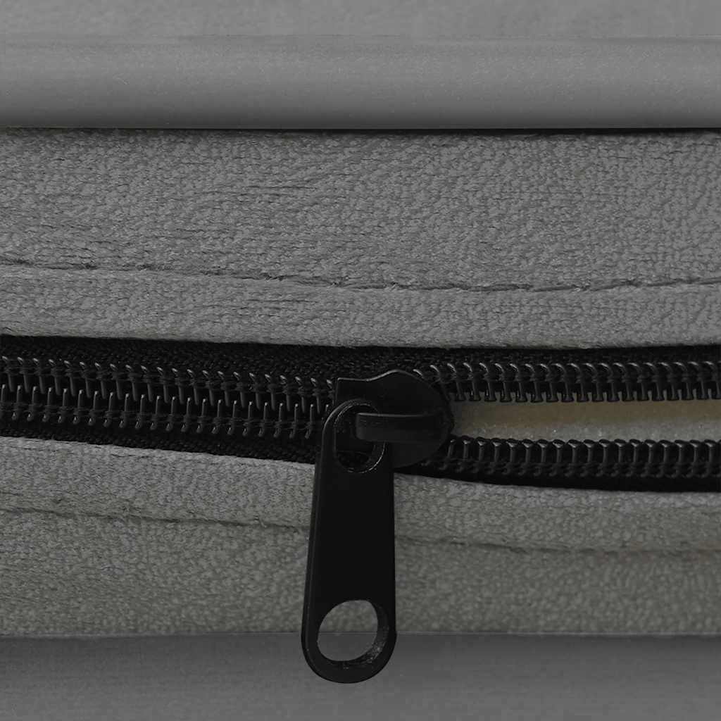 Hundesofa Grau 67x47x36 cm Plüsch