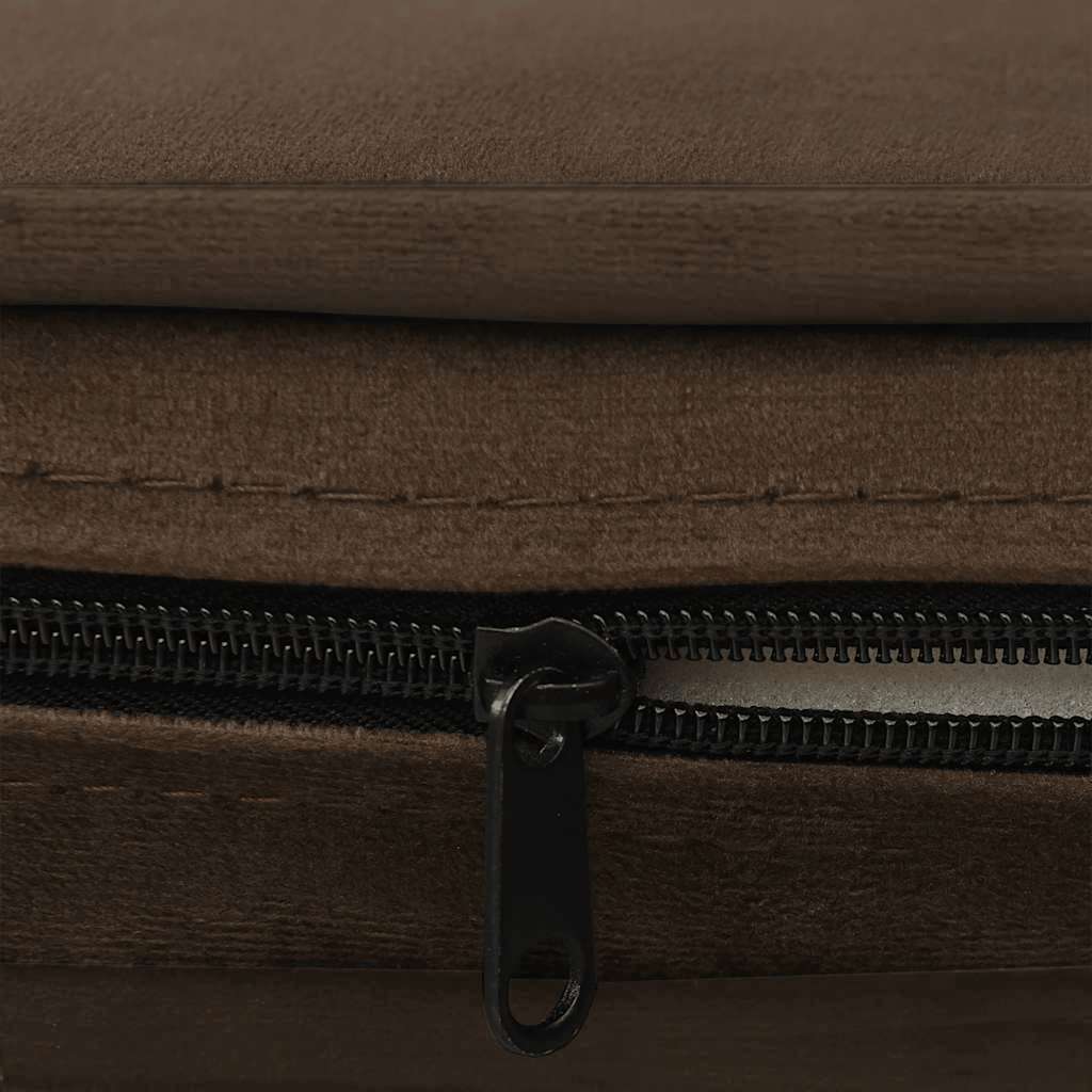 Hundesofa Braun 67x47x36 cm Plüsch