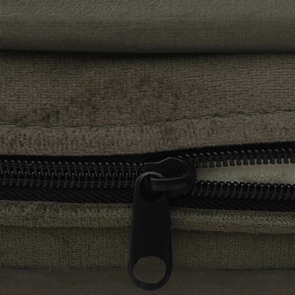 Hundesofa Dunkelgrau 67x47x36 cm Plüsch