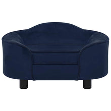 Hundesofa Blau 67x47x36 cm Plüsch