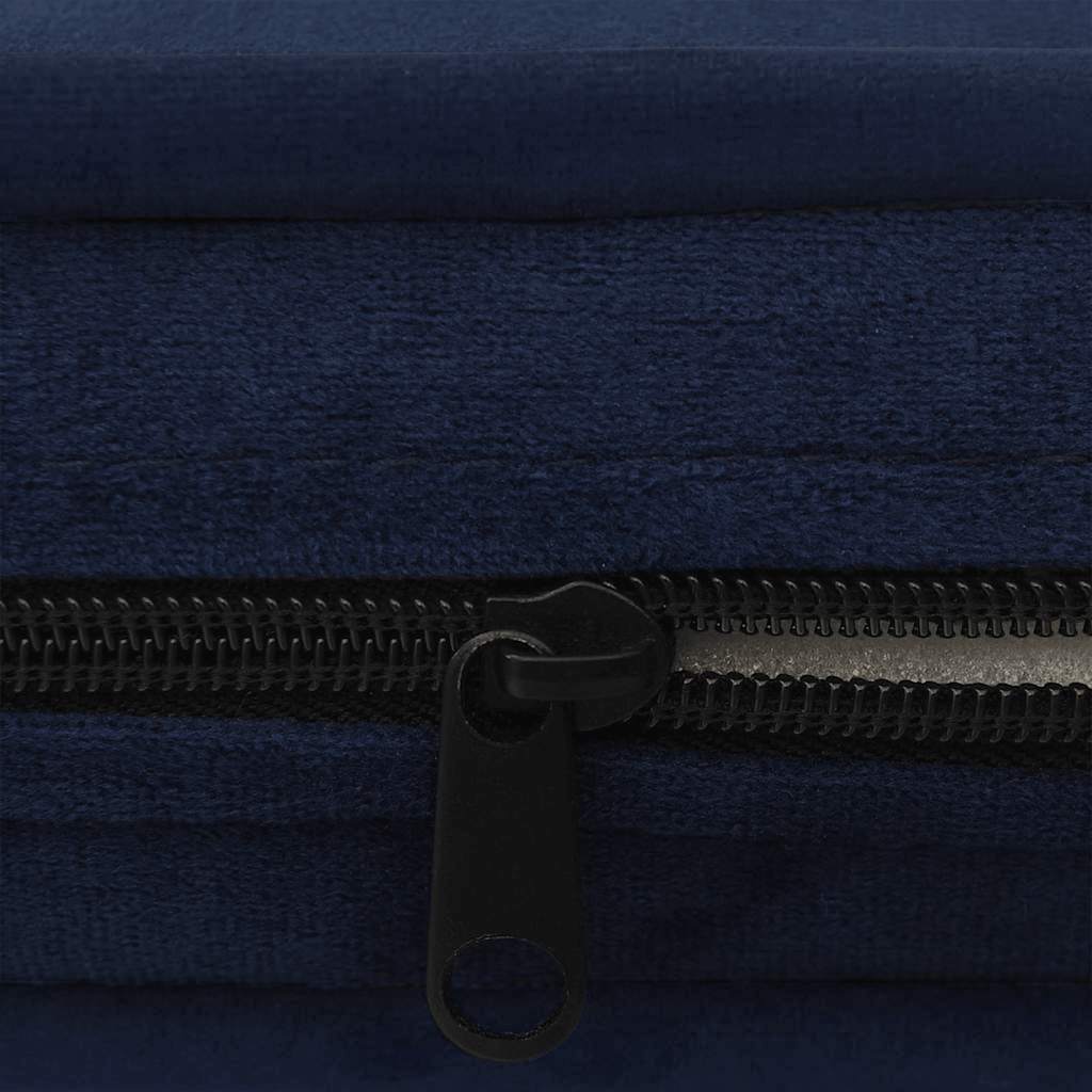 Hundesofa Blau 67x47x36 cm Plüsch