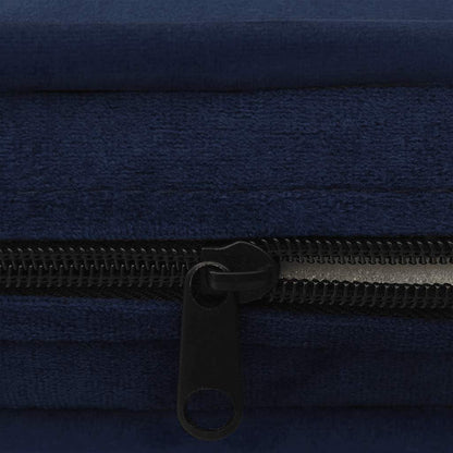 Hundesofa Blau 67x47x36 cm Plüsch