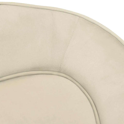 Hundesofa Creme 67x47x36 cm Plüsch