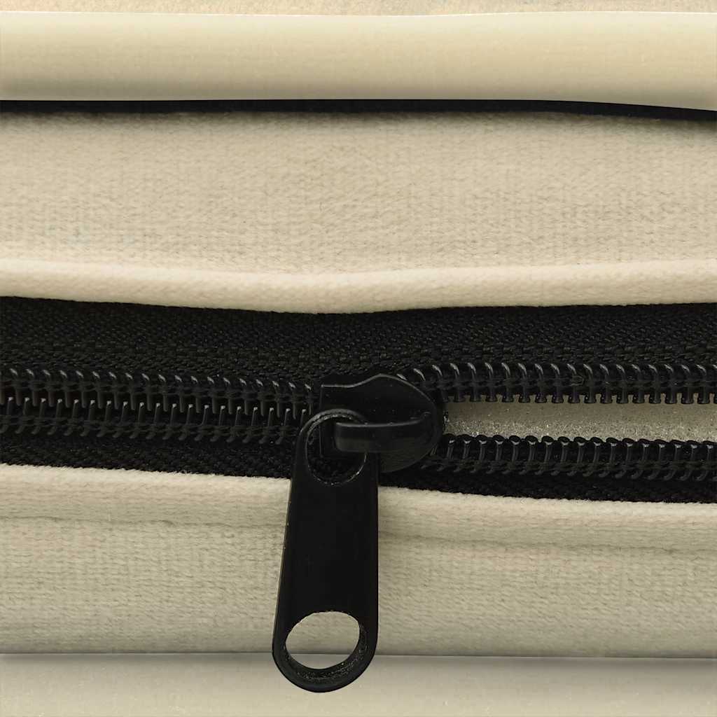 Hundesofa Creme 67x47x36 cm Plüsch