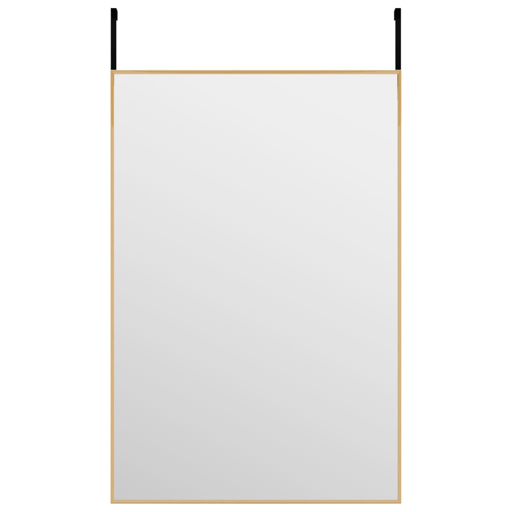 Türspiegel Golden 40x60 cm Glas und Aluminium