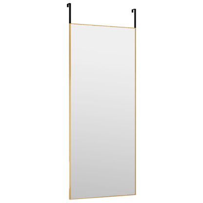 Türspiegel Golden 40x100 cm Glas und Aluminium