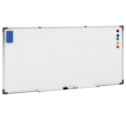 Magnetisches Whiteboard Weiß 110x60 cm Stahl
