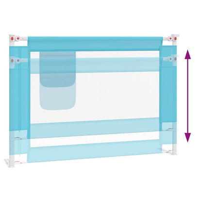 Kleinkind-Bettschutzgitter Blau 90x25 cm Stoff