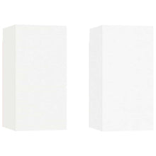 TV-Schränke 2 Stk. Weiß 30,5x30x60 cm Holzwerkstoff