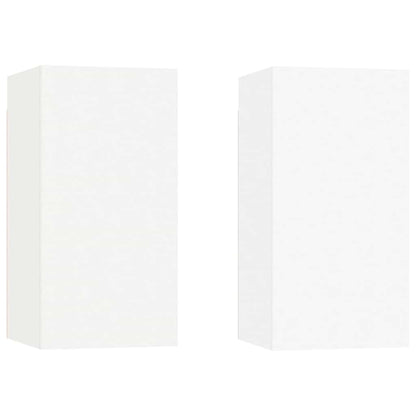 TV-Schränke 2 Stk. Weiß 30,5x30x60 cm Holzwerkstoff