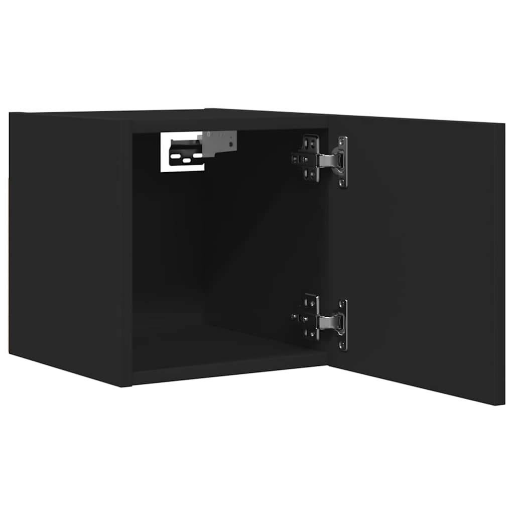 TV-Wandschrank Schwarz 30,5x30x30 cm