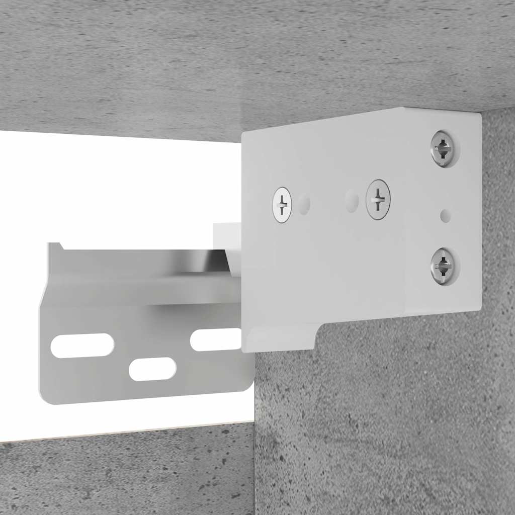 TV-Wandschrank Betongrau 30,5x30x30 cm