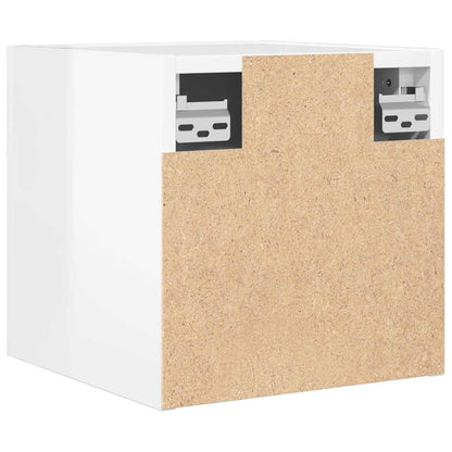 TV-Wandschrank Hochglanz-Weiß 30,5x30x30 cm