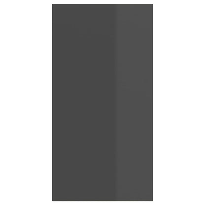 TV-Wandschrank Hochglanz-Grau 37x37x72 cm Holzwerkstoff