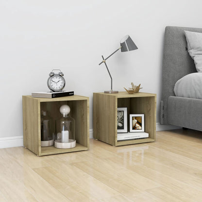 TV-Schrank Sonoma-Eiche 37x35x37 cm Holzwerkstoff