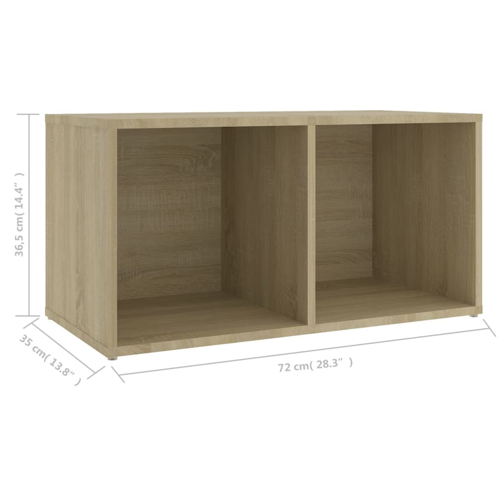 TV-Schrank Sonoma-Eiche 72x35x36,5 cm Holzwerkstoff