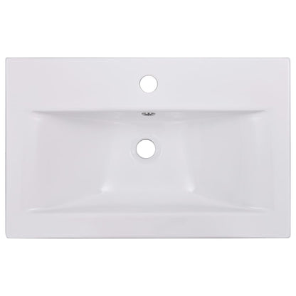 Badmöbel-Set Schwarz Holzwerkstoff