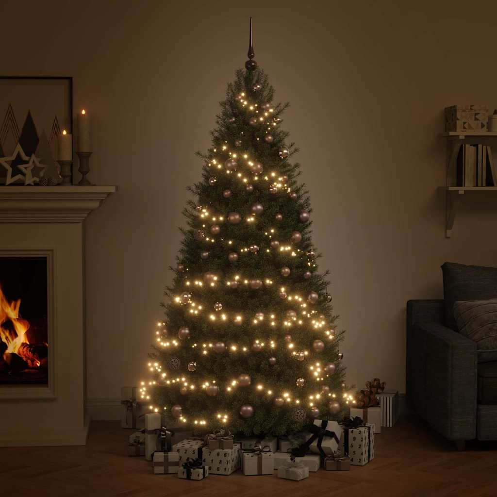 120-tlg. Weihnachtskugeln mit Weihnachtsbaumspitze 300 LEDs