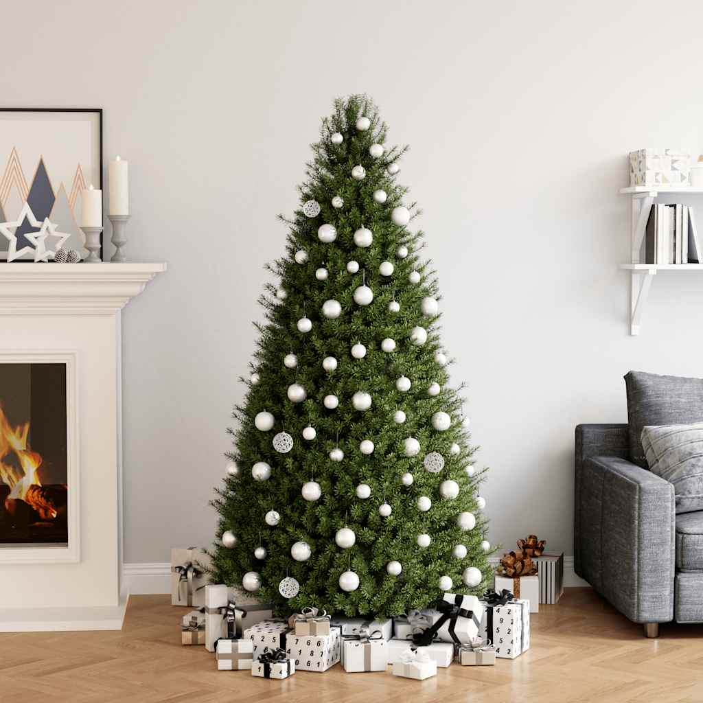 100-tlg. Weihnachtskugel-Set Weiß