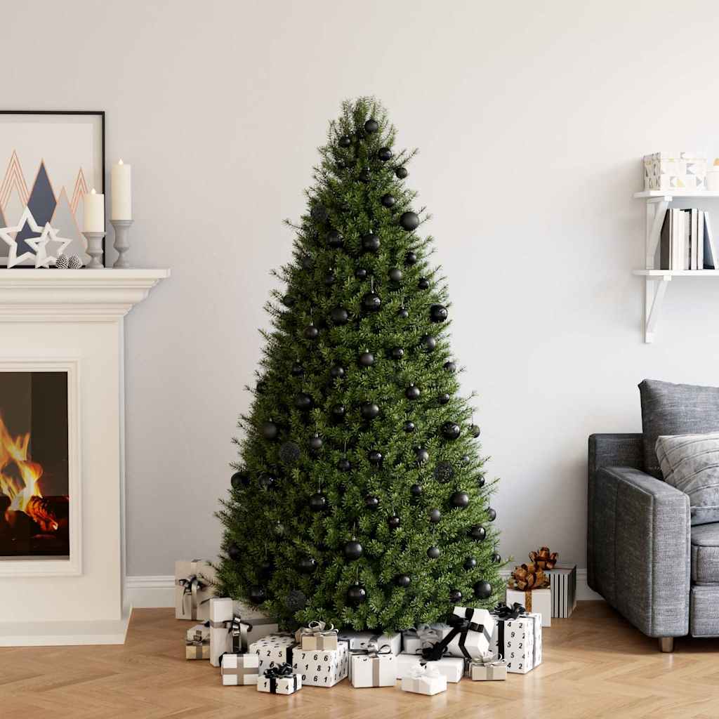 100-tlg. Weihnachtskugel-Set Schwarz