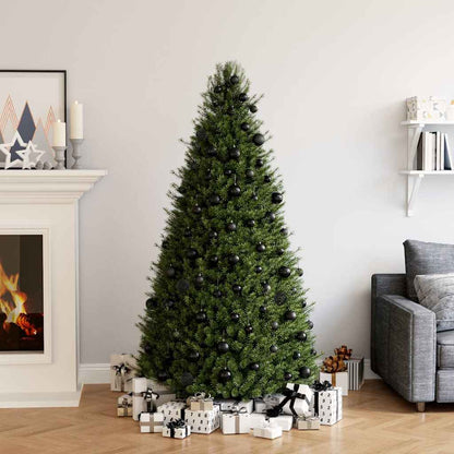 100-tlg. Weihnachtskugel-Set Schwarz