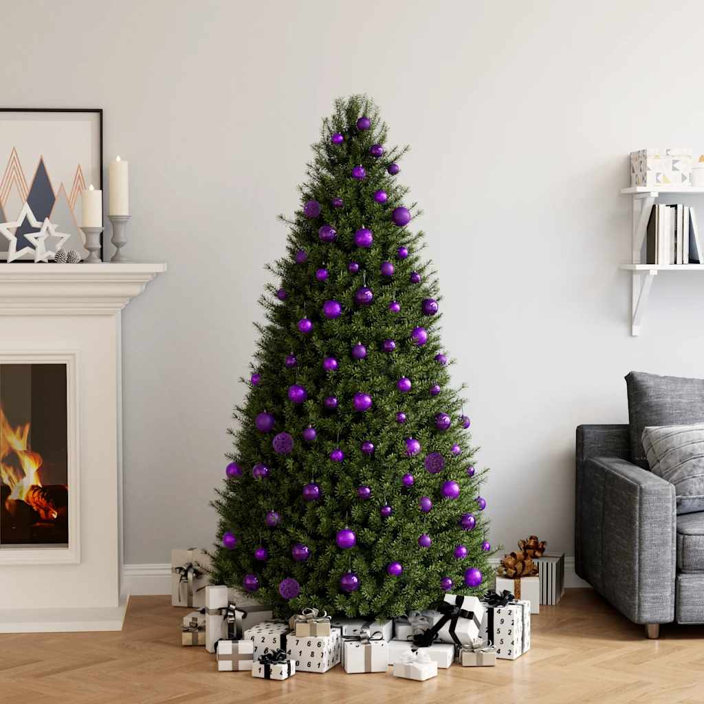 100-tlg. Weihnachtskugel-Set Lila