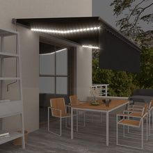 Markise Automatisch mit Rollo LED Windsensor 5x3m Anthrazit