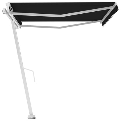 Standmarkise Einziehbar Handbetrieben 400x300 cm Anthrazit