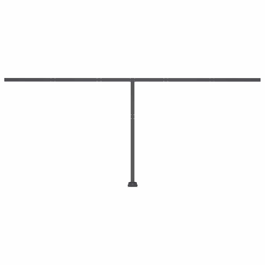 Standmarkise Manuell Einziehbar 600x350 cm Creme