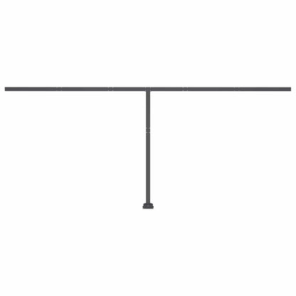 Standmarkise Manuell Einziehbar 600x350 cm Creme