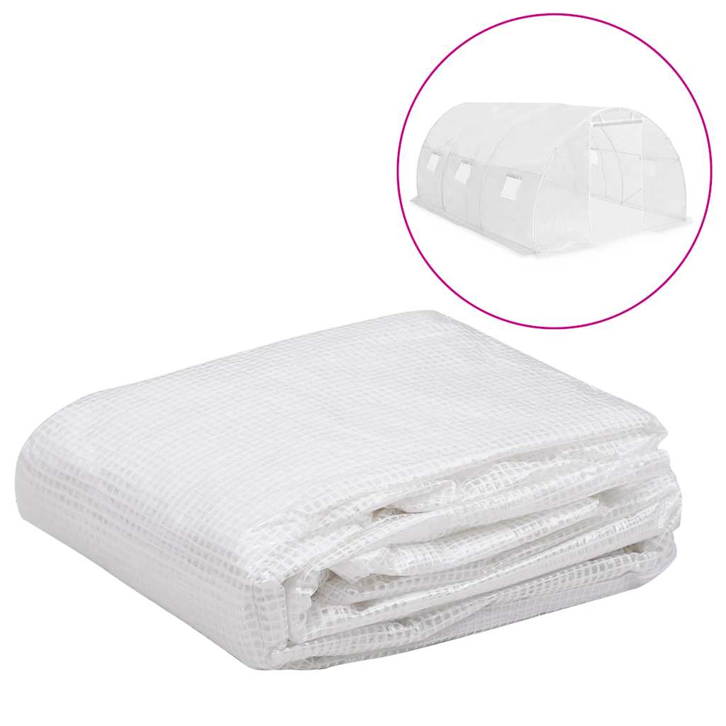 Ersatzabdeckung für Gewächshaus (13,5 m²) 3x4,5x2 m Transparent