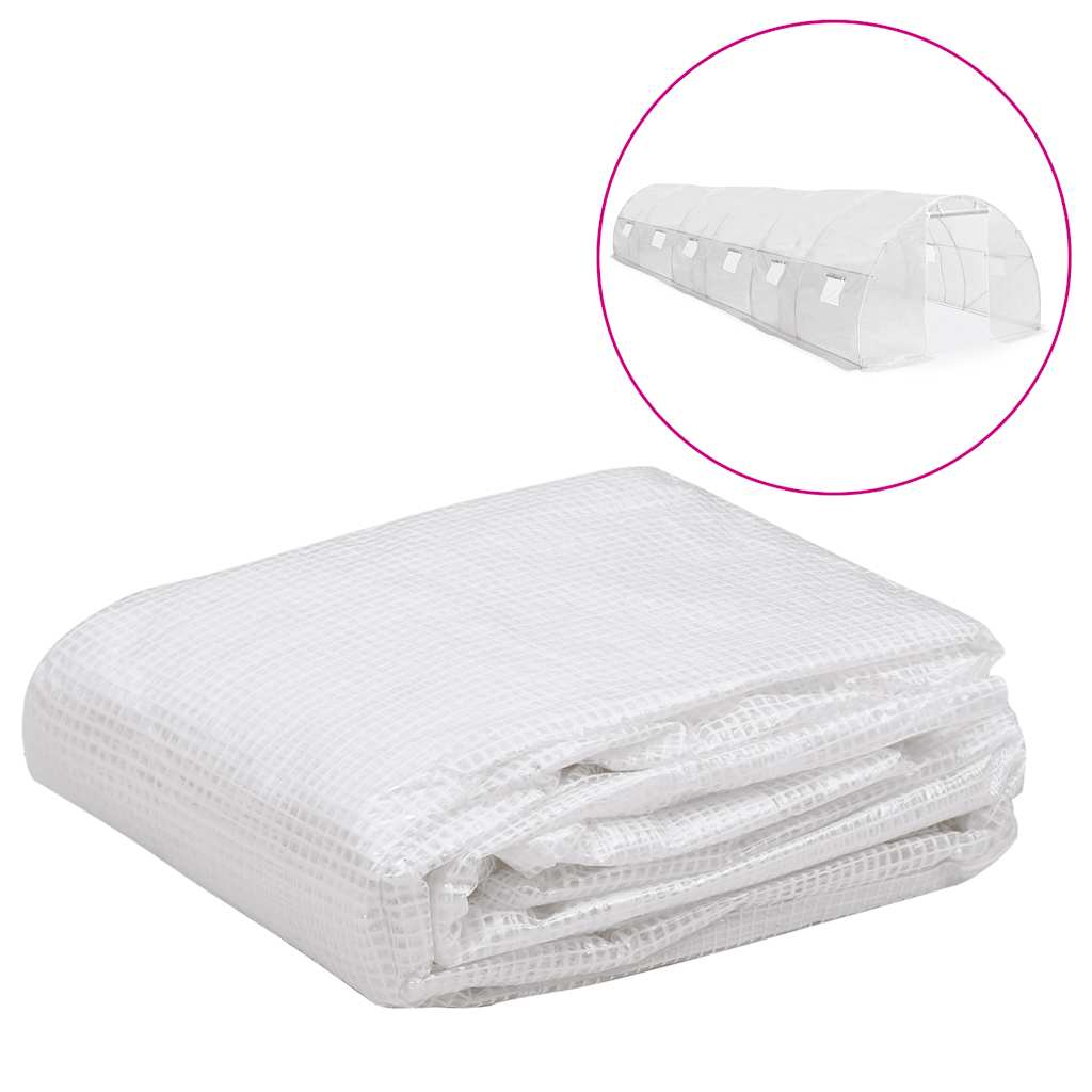 Ersatzabdeckung für Gewächshaus (27 m²) 3x9x2 m Transparent