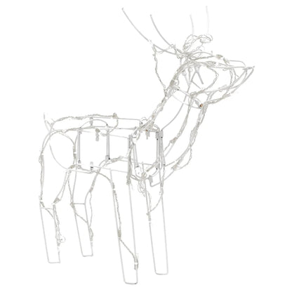 3-tlg. LED-Rentiere Set Weihnachtsdeko 229 LEDs