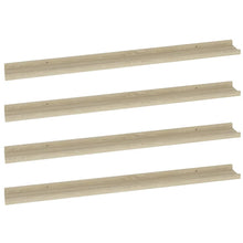 Wandregale 4 Stk. Sonoma-Eiche 100x9x3 cm