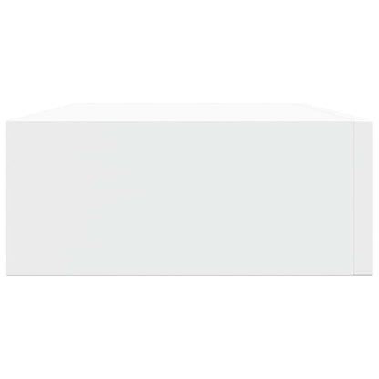 Wandregale mit Schubladen 2 Stk. Weiß 40x23,5x10 cm MDF