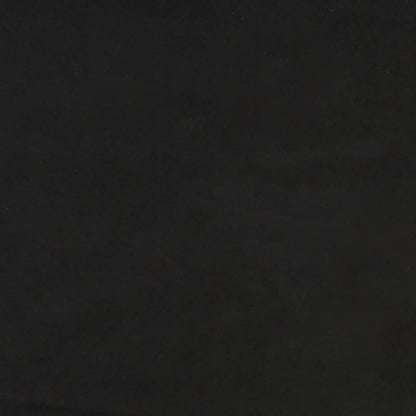 Schaukelstuhl Ohrensessel Schwarz Samt und Massivholz