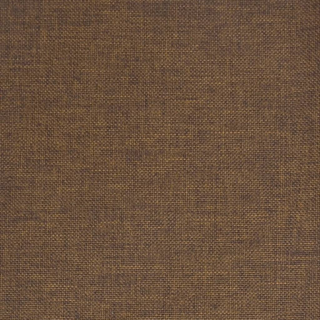 Massagesessel mit Aufstehhilfe Braun Stoff