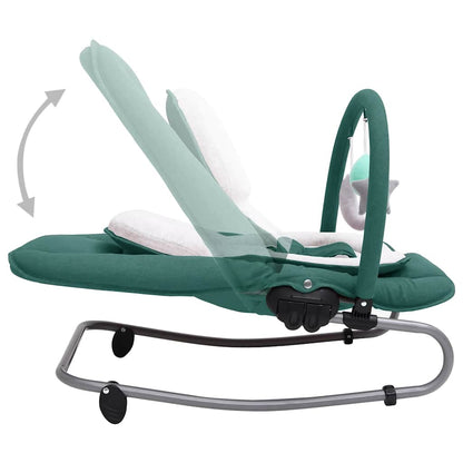 Babywippe Grün Stahl