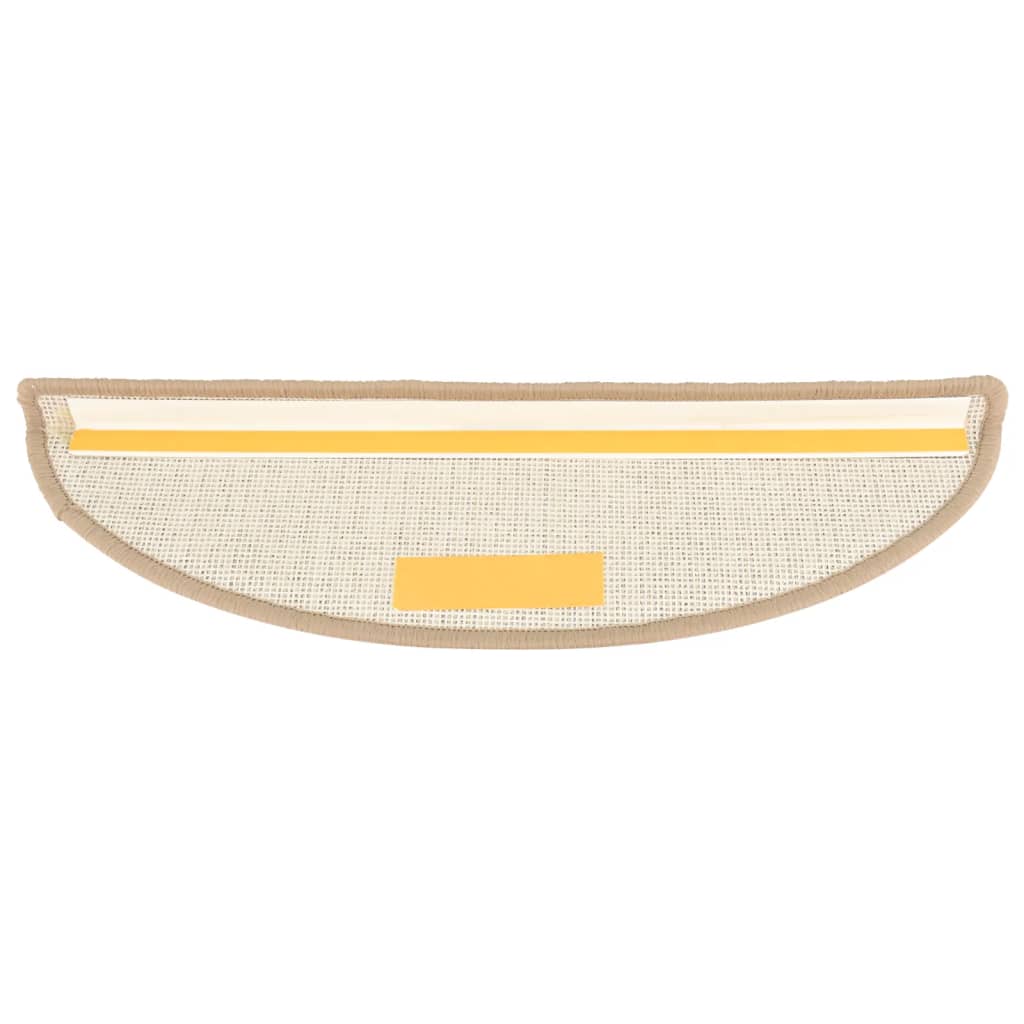 Stufenmatten 15 Stk. 56x17x3 cm Braun Halbrund