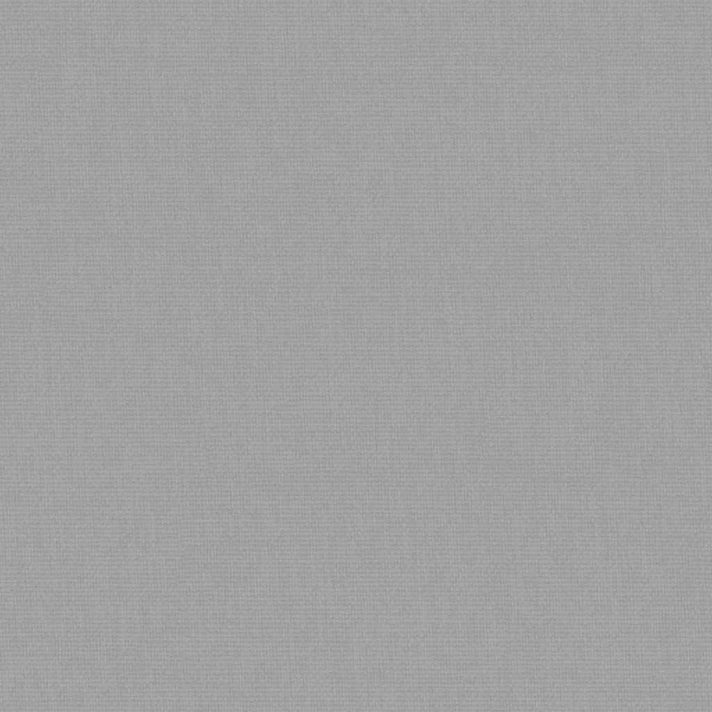 Babybett mit Matratze Hellgrau Leinenstoff