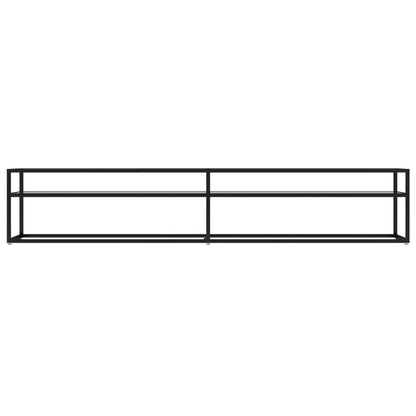 TV-Schrank Transparent 220x40x40,5 cm Hartglas