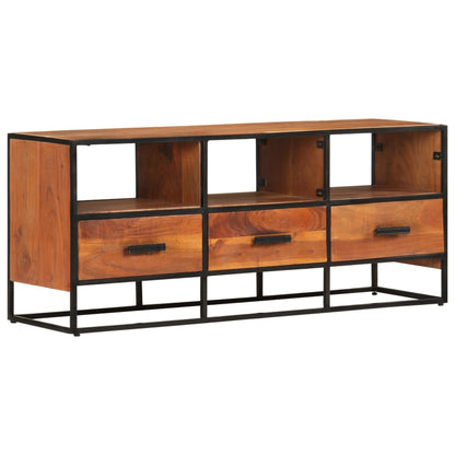 TV-Schrank 110x30x45 cm Massivholz Akazie