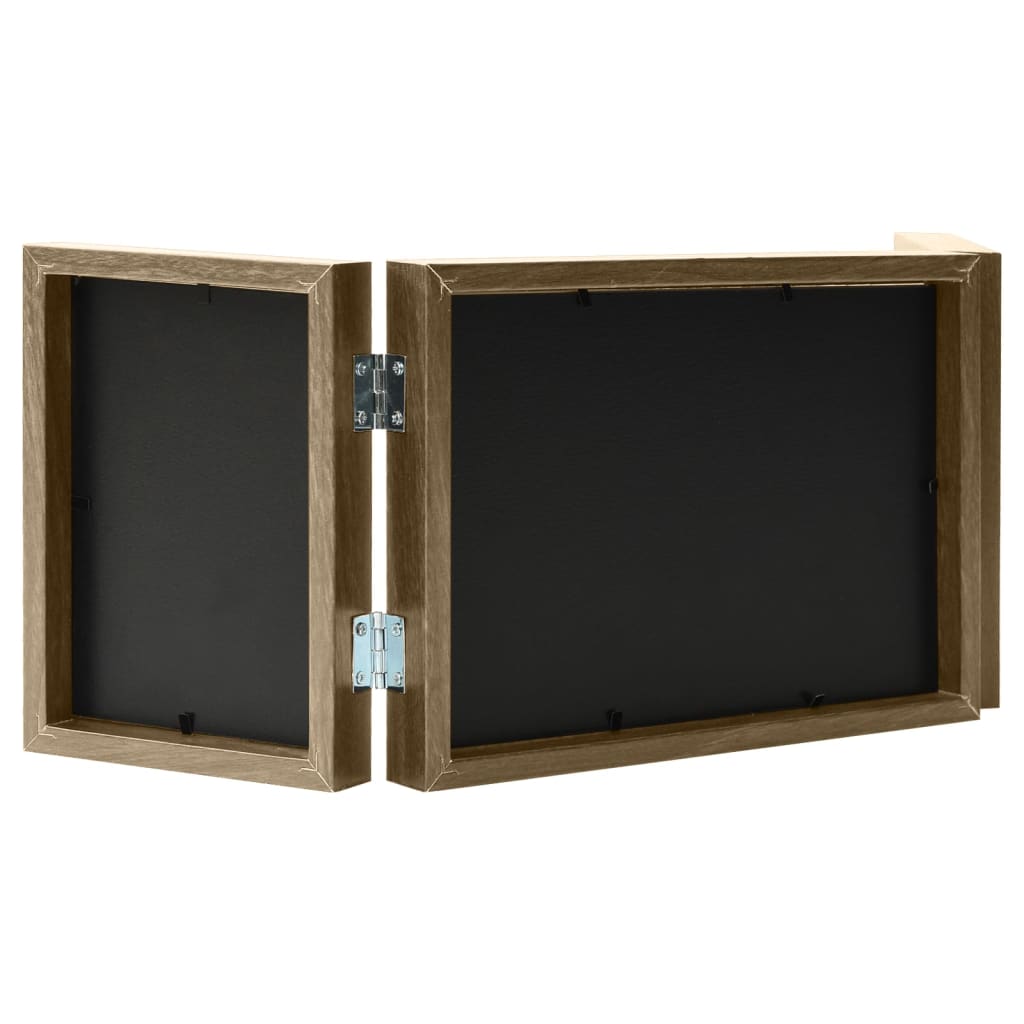 Dreifach-Bilderrahmen Collage Hellbraun 22x15 cm+2x(10x15 cm)