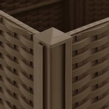 Hochbeet 160 x 40 x 38 cm Polypropylen